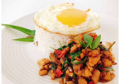 Spicy Thai Basil Chicken