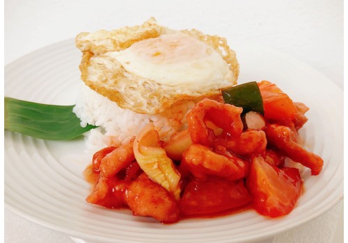 Sweet & Sour Chicken Rice 